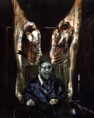 Figura con la carne - Francis Bacon Figura con la carne - Francis Bacon